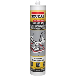 Soudal Gasket Seal hőálló szilikon PIROS 280ml
